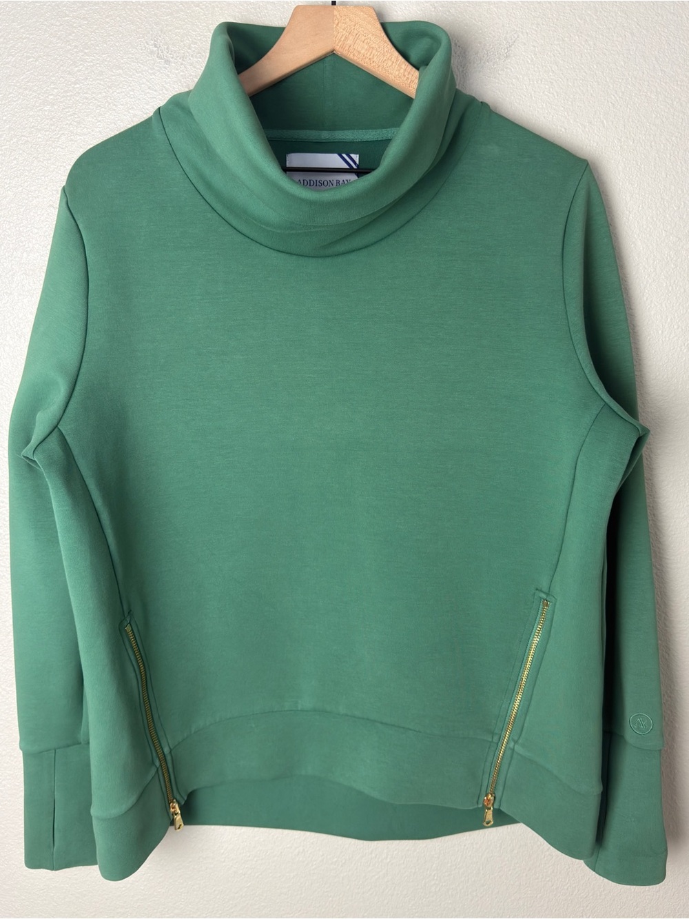 Addison Bay Polished Double Knit Zip Everyday Pullover - Picture 2 of 8
